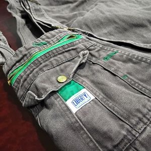 38x32 Mens Libert Overalls - Dark Grey